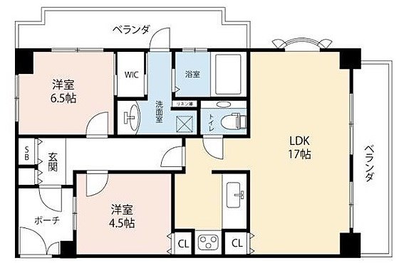 エスリード西本町 間取り