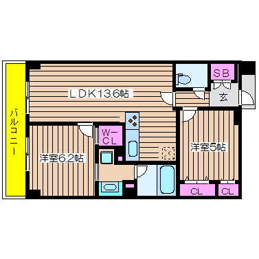 エスリード西本町 間取り